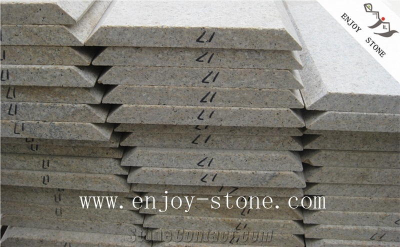 G682 Yellow Granite,Polished,Bullnose,Pool Coping