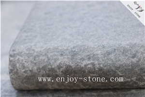 Mongolia Black Granite Tile&Slab,Flamed Stone,