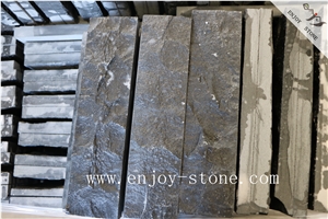 Mongolia Black Granite Tile&Slab,Flamed Stone,