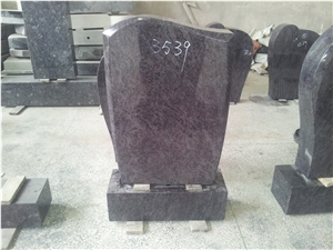 Bahama Blue Engrave Maintenance Monument Headstone