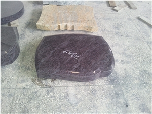Bahama Blue Engrave Maintenance Monument Headstone
