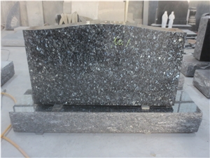 Blue Gravestone Monument Upright Headstone 04