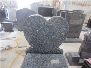 Blue Pearl Cemetery Engraved Tombstome Headstone