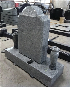 Custom Engraved Cemetery Upright Headstones 06