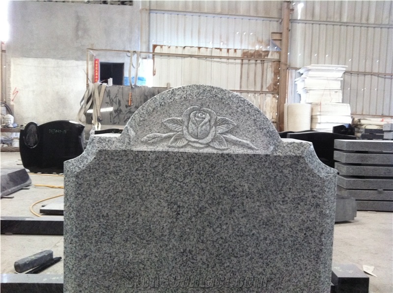 Custom Engraved Cemetery Upright Headstones 06