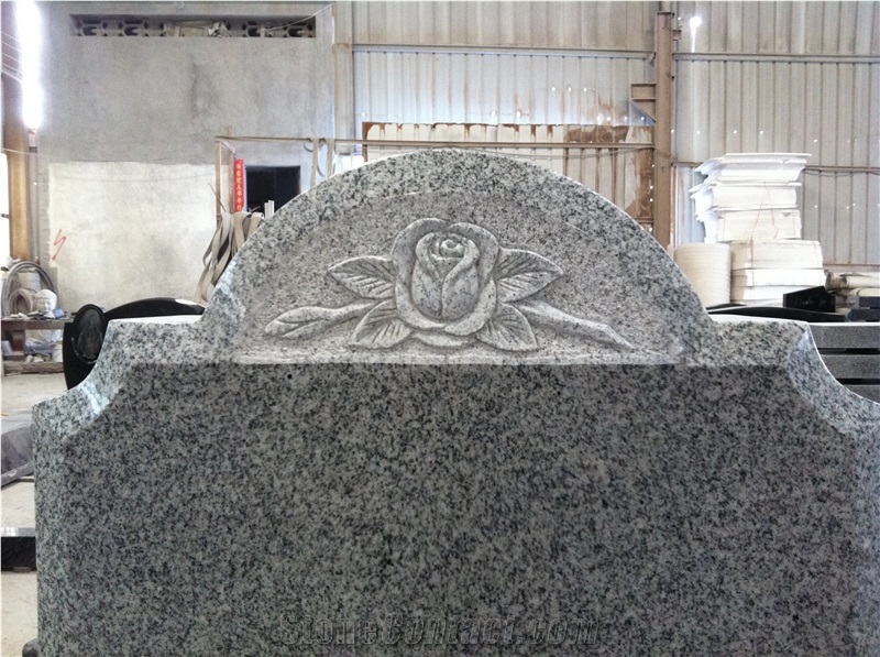 Custom Engraved Cemetery Upright Headstones 06