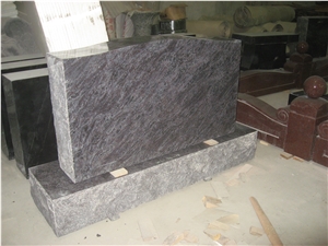 Paradiso Granite Engraved Tombstone Upright Monuments 04