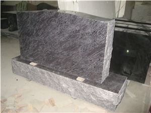 Paradiso Granite Engraved Tombstone Upright Monuments 04