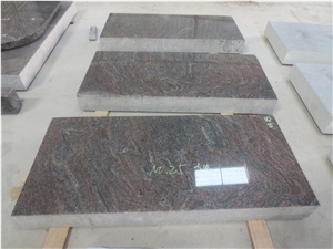 Paradiso Purple Granite Monuments Flats Gravestone