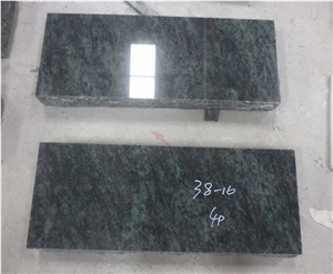 Tropical Green Granite Gravestone Flats Tombstone