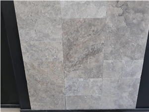 Silver Travertine Tiles, Pattern