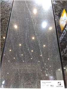 American Black Granite Polished Slabs, Tiles