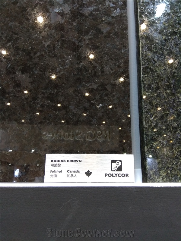 Kodiak Brown Granite Antique Slabs,Polished Tiles