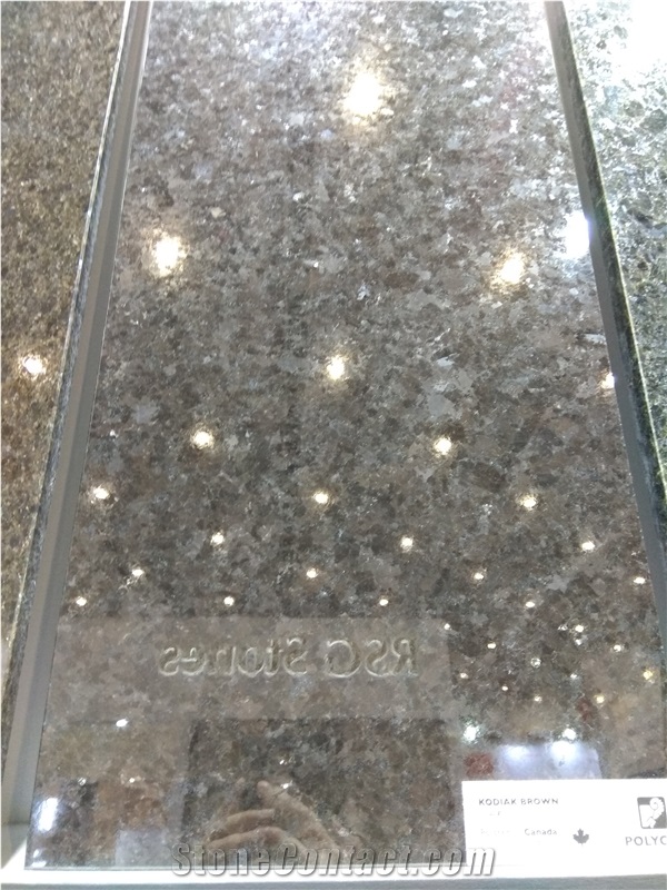 Kodiak Brown Granite Antique Slabs,Polished Tiles
