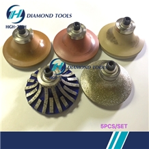 Demi Bullnose Edge Portable Router Bits
