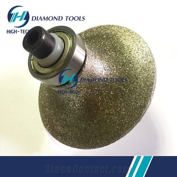 Electroplated Diamond Router Bits for Stone
