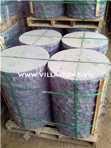 Viet Nam Basalt Lava Rouned Garden Stepping Stone