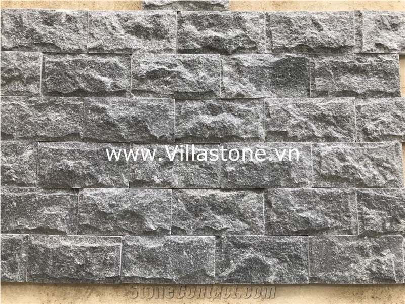 Viet Nam Dark Slate Mushroom Wall Cladding
