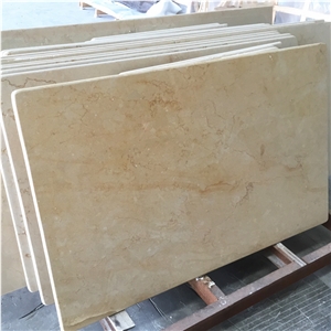 Honed Jerusalem Beige Limestone Slab for Countertop