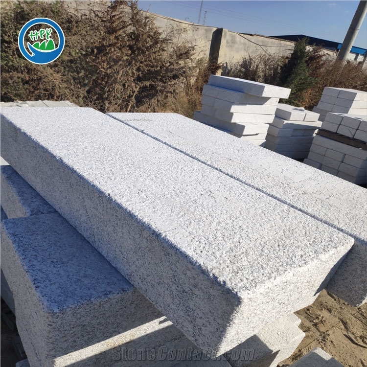 White Granite Kerbstone,Sandblasted Kerbstone