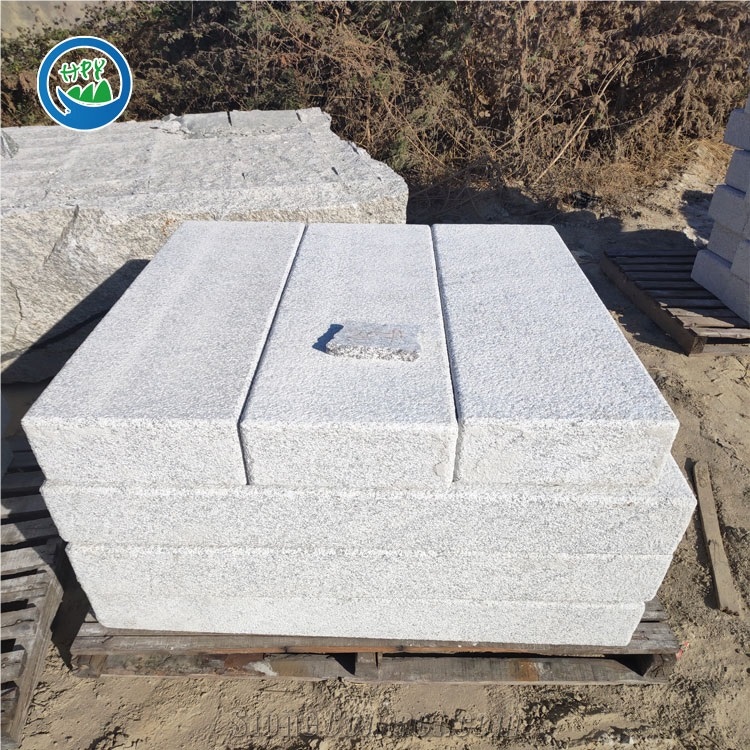 White Granite Kerbstone,Sandblasted Kerbstone