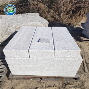 White Granite Kerbstone,Sandblasted Kerbstone