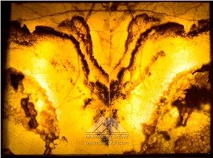 Marmaran Amber Onyx Slabs, Tiles