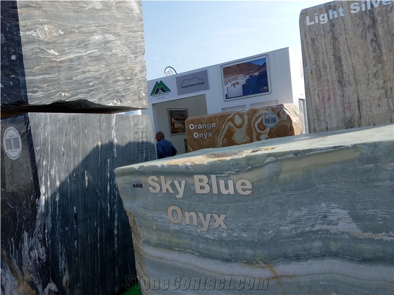 Sky Blue Onyx Blocks
