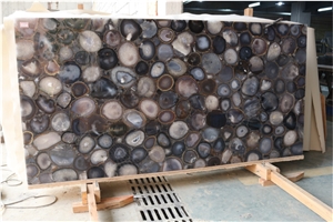 Best Price Backlit Grey Agate Gemstone Slabs