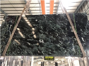 Verde Antico Marble Reception Desk Tops