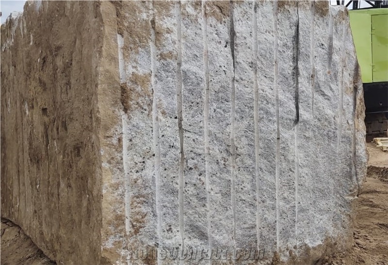 Kashmir White Granite Blocks