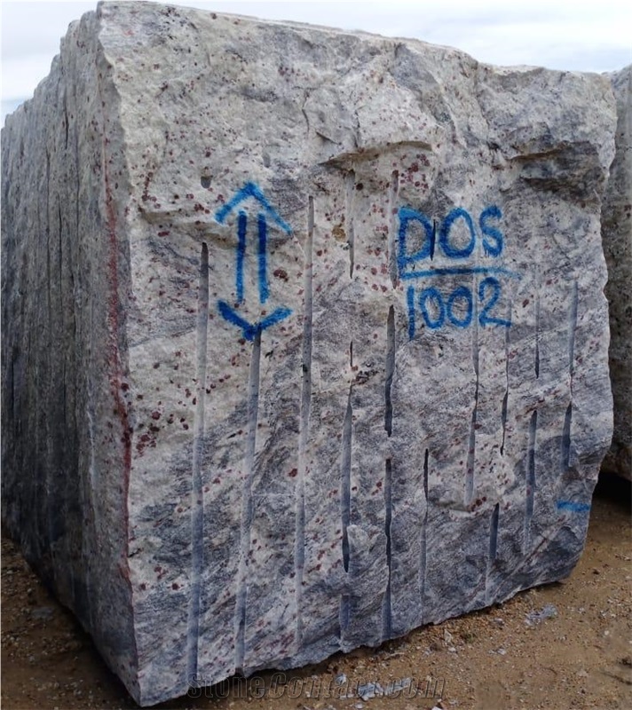 Kashmir White Granite Blocks