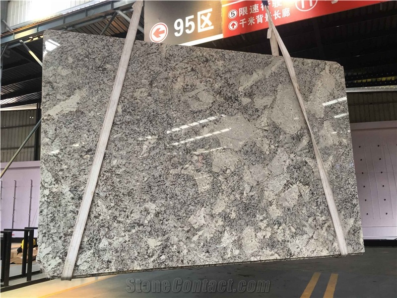 Alaska White Granite,Brazil Alaska White Slabs