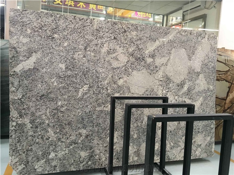 Alaska White Granite,Brazil Alaska White Slabs