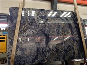 Azul Bahia Granite Slabs For Wall &Floor
