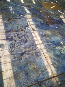 Azul Bahia Granite Slabs For Wall &Floor