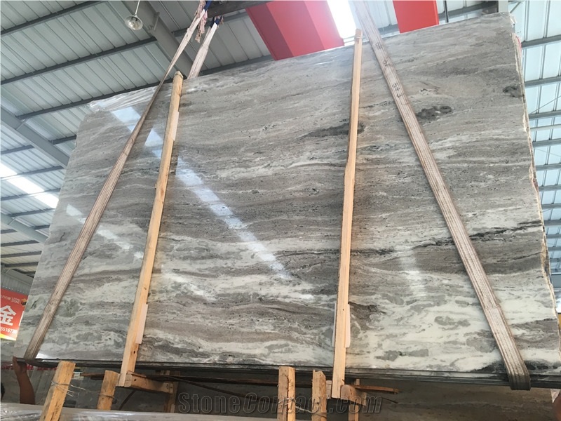 India Fantasy Brown Marble Slabs & Tiles