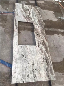India Fantasy Brown Marble Slabs & Tiles