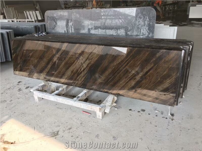 Jade Brown Granite,Brown Wooden Granite