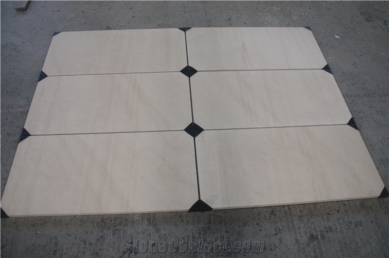 Moca Cream Limestone,Bege Limestone Slabs & Tiles