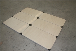 Moca Cream Limestone,Bege Limestone Slabs & Tiles