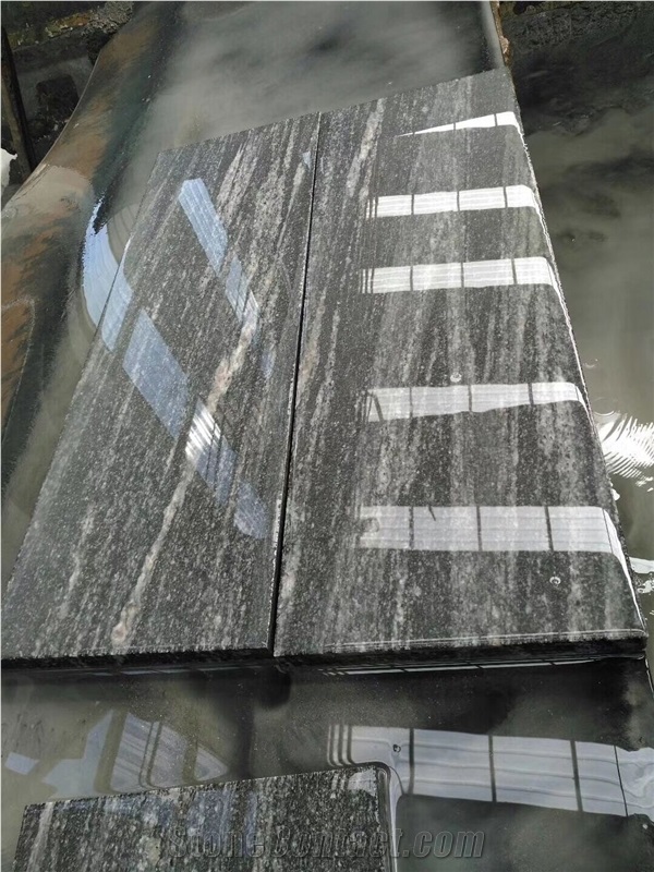 Negro Santiago Granite,G302 Wood Grain Black