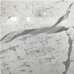 Beautiful Italy Statuario White Marble Slab