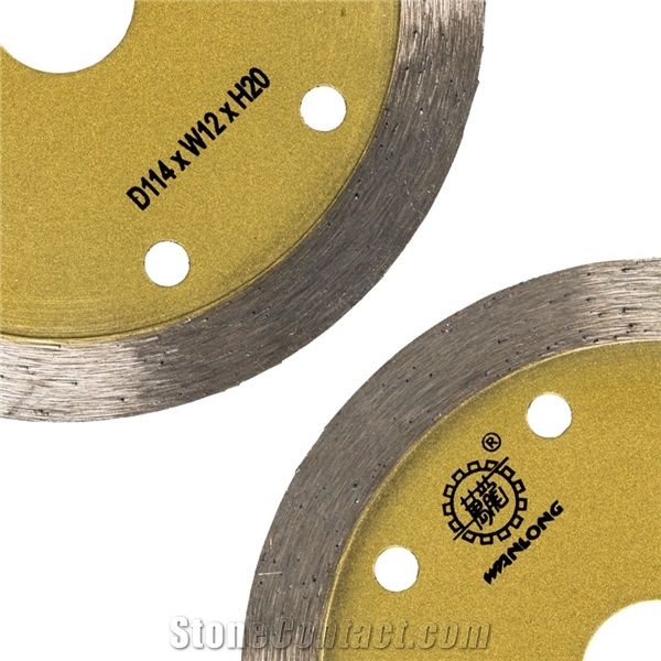 Continuous Rim Blade for Cutting Granite Marble