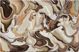 Artificial China Yellow Onyx Slabs