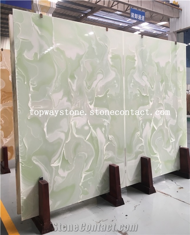 Artificial Onyx Stone Slab for Countertop Vanity
