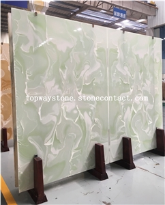 Artificial Onyx Stone Slab for Countertop Vanity