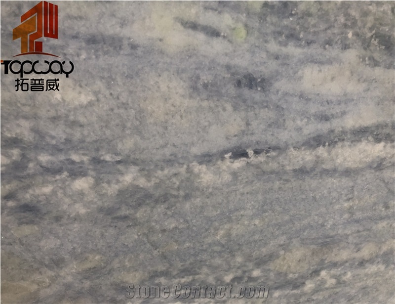 Blue Sky White Cloud Marble Slab