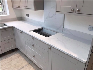 Calacatta Quartz Kitchen Countertop Calacatta Quartz Kitchen Countertop