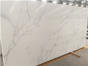 Calacatta Quartz Kitchen Countertop